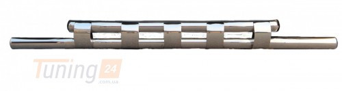 ST-Line Дуга с зубами защита переднего бампера ус на DACIA LOGAN Sd 2012+ (F3-12) - Картинка 1