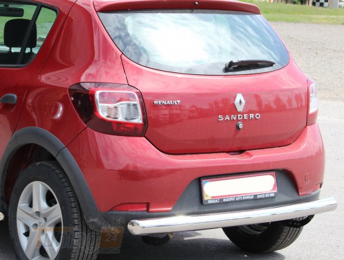 ST-Line Задній  захист бампера Дуга на DACIA SANDERO (STEPWAY) 2013 (B1-02) - Зображення 3