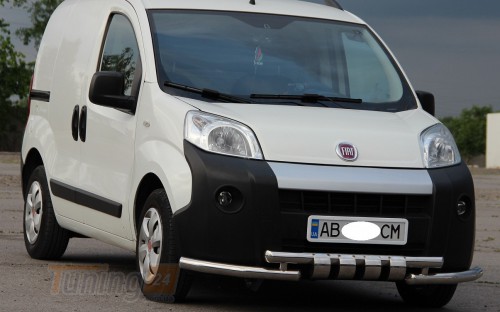 ST-Line Дуга подвійний захист переднього бампера на FIAT FIORINO 2008 (F3-34) - Зображення 3