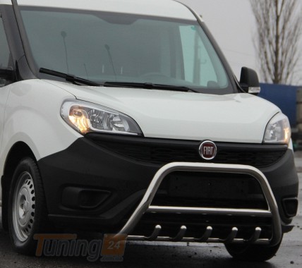 ST-Line Кенгурятник захист переднього бампера на FIAT DOBLO 2015 (F1-03) - Зображення 2