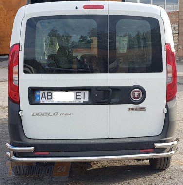 ST-Line Задняя защита бампера Дуга на FIAT DOBLO 2015+ (B1-17) - Картинка 1