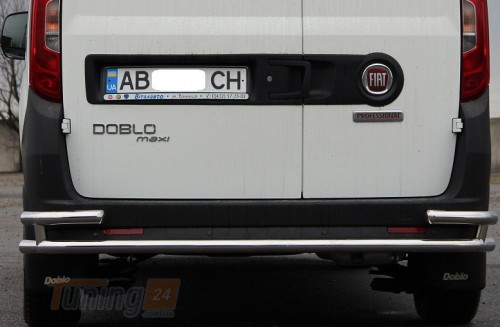 ST-Line Задняя защита бампера Дуга на FIAT DOBLO 2015+ (B1-17) - Картинка 2