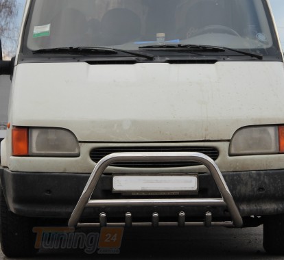 ST-Line Кенгурятник защита переднего бампера на FORD TRANSIT 1995-2000 (F1-03) - Картинка 1