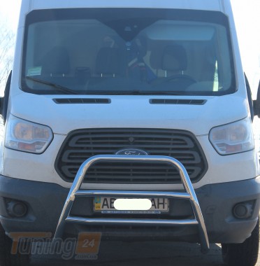 ST-Line Кенгурятник без надписи на FORD TRANSIT 2014+ (F1-26) - Картинка 1