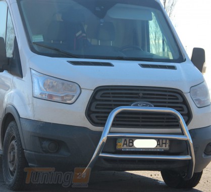 ST-Line Кенгурятник без надписи на FORD TRANSIT 2014+ (F1-26) - Картинка 2