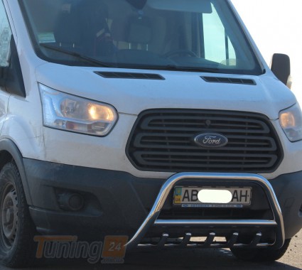 ST-Line Кенгурятник захист переднього бампера на FORD TRANSIT 2014 (F1-03) - Зображення 2