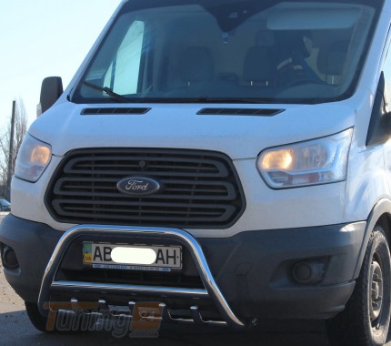 ST-Line Кенгурятник захист переднього бампера на FORD TRANSIT 2014 (F1-03) - Зображення 3