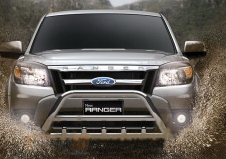 ST-Line Кенгурятник без надписи на FORD RANGER 2006-2012 (F1-02) - Картинка 1