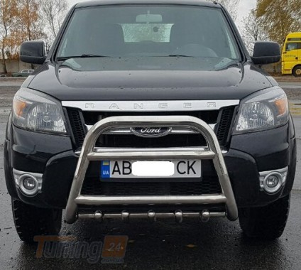 ST-Line Кенгурятник защита переднего бампера на FORD RANGER 2006-2012 (F2-04) - Картинка 1