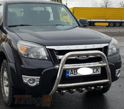 ST-Line Кенгурятник защита переднего бампера на FORD RANGER 2006-2012 (F2-04) - Картинка 2