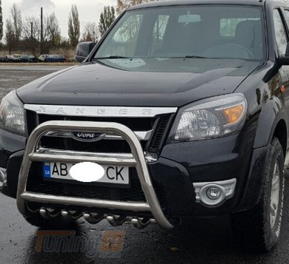 ST-Line Кенгурятник защита переднего бампера на FORD RANGER 2006-2012 (F2-04) - Картинка 3