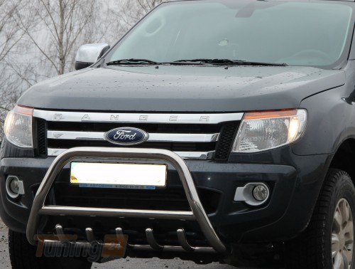 ST-Line Кенгурятник защита переднего бампера на FORD RANGER 2012-2015 (F1-03) - Картинка 3