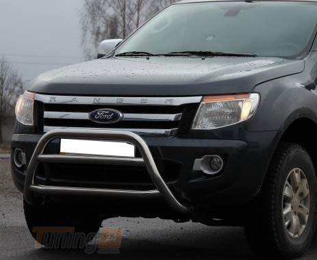 ST-Line Кенгурятник без защиты картера Защита переднего бампера на FORD RANGER 2012-2015 (F1-16) - Картинка 3