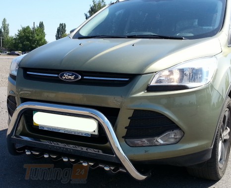 ST-Line Кенгурятник защита переднего бампера на FORD KUGA 2012-2016 (F1-09) - Картинка 3