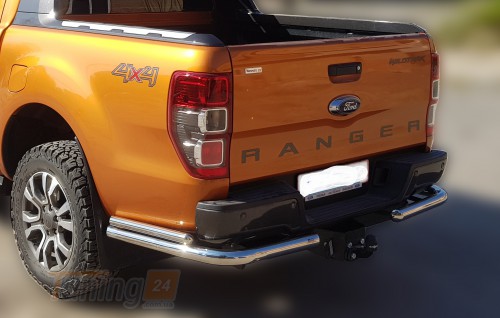 ST-Line Кути подвійні Задній  захист бампера на FORD RANGER 2019 (B1-12) - Зображення 1