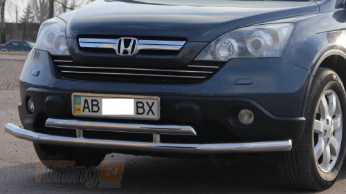 ST-Line Дуга переднего бампера ус на HONDA CR-V 2006-2010 (F3-20) - Картинка 2