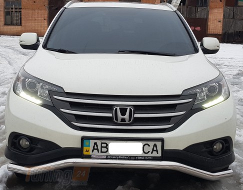 ST-Line Дуга одинарний захист переднього бампера ус на HONDA CR-V 2012-2016 (F3-04) - Зображення 1