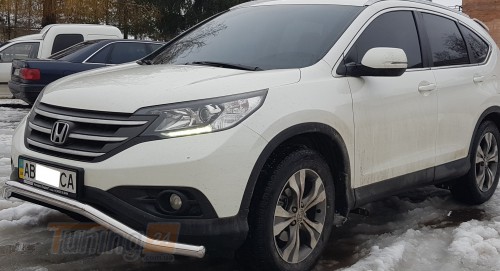 ST-Line Дуга одинарний захист переднього бампера ус на HONDA CR-V 2012-2016 (F3-04) - Зображення 2