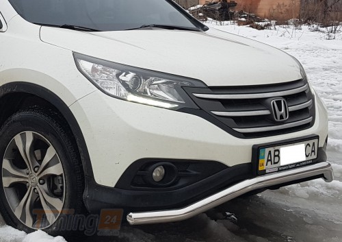 ST-Line Дуга одинарний захист переднього бампера ус на HONDA CR-V 2012-2016 (F3-04) - Зображення 3