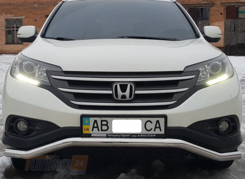 ST-Line Дуга одинарний захист переднього бампера ус на HONDA CR-V 2012-2016 (F3-04) - Зображення 4