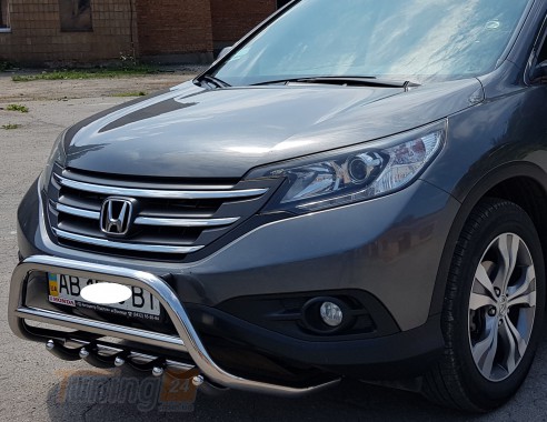 ST-Line Кенгурятник захист переднього бампера на HONDA CR-V 2012-2016 (Бензинова версія, F1-03M) - Зображення 2