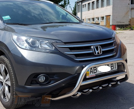 ST-Line Кенгурятник захист переднього бампера на HONDA CR-V 2012-2016 (Бензинова версія, F1-03M) - Зображення 3