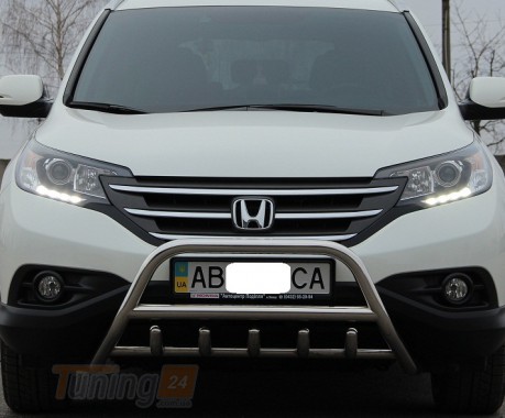 ST-Line Кенгурятник захист переднього бампера на HONDA CR-V 2012-2016 (Дизельна версія, F1-03M) - Зображення 1