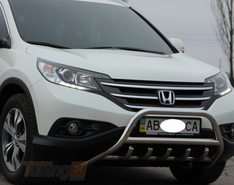 ST-Line Кенгурятник захист переднього бампера на HONDA CR-V 2012-2016 (Дизельна версія, F1-03M) - Зображення 3