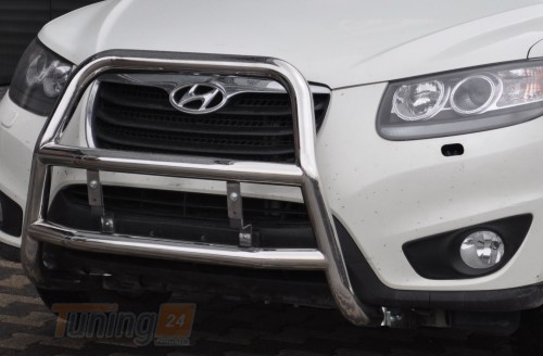 ST-Line Кенгурятник без надписи на HYUNDAI SANTA FE 2 2010-2012 (F1-14) - Картинка 3