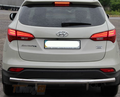 ST-Line Задняя защита бампера Дуга на HYUNDAI SANTA FE 3 2013-2018 (B1-02) - Картинка 1