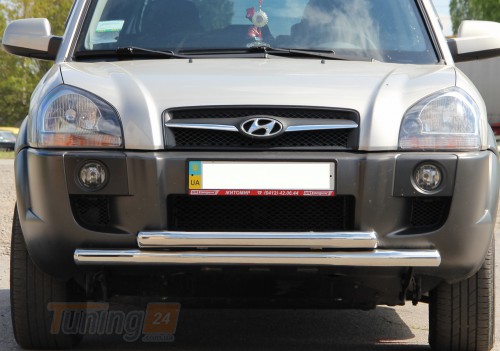 ST-Line Дуга подвійний захист переднього бампера на HYUNDAI TUCSON 2 (IX35) 2009-2013 (F3-10) - Зображення 1