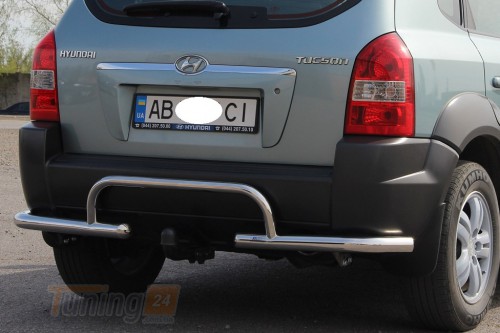 ST-Line Задняя защита бампера Дуга на HYUNDAI TUCSON 2 (IX35) 2009-2013 (B1-42) - Картинка 2