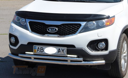 ST-Line Дуга переднего бампера ус на KIA SORENTO 2009-2012 (F3-20) - Картинка 2