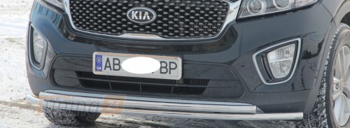 ST-Line Дуга двойная защита переднего бампера на KIA SORENTO 2015+ (F3-10) - Картинка 5