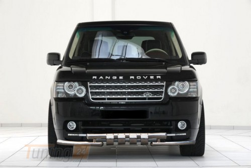 ST-Line Дуга двойная защита переднего бампера на LAND ROVER RANGE ROVER VOGUE 2002-2012 (F3-34) - Картинка 1