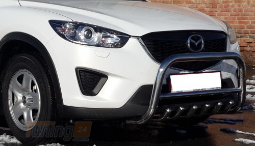 ST-Line Кенгурятник без надписи на MAZDA CX-5 2017+ (F1-15) - Картинка 2