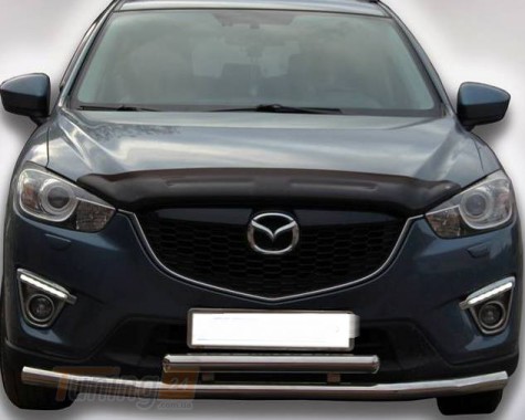 ST-Line Дуга двойная защита переднего бампера на MAZDA CX-5 2012+ (F3-10) - Картинка 1