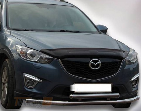 ST-Line Дуга двойная защита переднего бампера на MAZDA CX-5 2017+ (F3-10) - Картинка 2