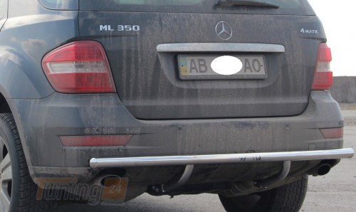 ST-Line Задняя защита бампера Дуга на MERCEDES-BENZ ML W164 2005-2011 (B1-02) - Картинка 3