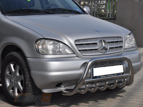 ST-Line Кенгурятник для MERCEDES-BENZ ML W163 1997-2005 (F1-03L) - Картинка 4