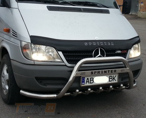 ST-Line Кенгурятник захист переднього бампера на MERCEDES-BENZ SPRINTER 2000-2006 (F1-28) - Зображення 1