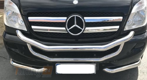 ST-Line Дуга захист переднього бампера на MERCEDES-BENZ SPRINTER W906 2006-2013 (F3-50) - Зображення 1