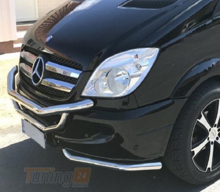 ST-Line Дуга захист переднього бампера на MERCEDES-BENZ SPRINTER W906 2006-2013 (F3-50) - Зображення 2