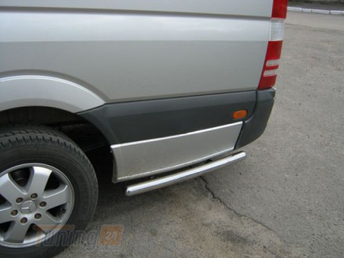 ST-Line Задняя защита бампера Трубы сосиски на MERCEDES-BENZ SPRINTER W906 2006-2013 (B2-01S) - Картинка 1