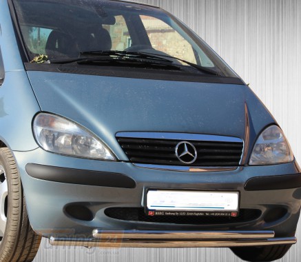 ST-Line Дуга подвійний захист переднього бампера на MERCEDES-BENZ A 160 Elegance 1997-2001 (F3-10) - Зображення 3