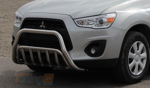 ST-Line Кенгурятник без надписи на MITSUBISHI ASX 2012+ (F1-02) - Картинка 2