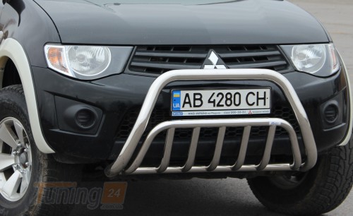 ST-Line Кенгурятник без надписи на MITSUBISHI L200 4 2012-2015 (F1-02) - Картинка 2