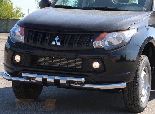 ST-Line Дуга переднего бампера ус 3 CUP на MITSUBISHI L200 5 2015-2018 (F3-08) - Картинка 2