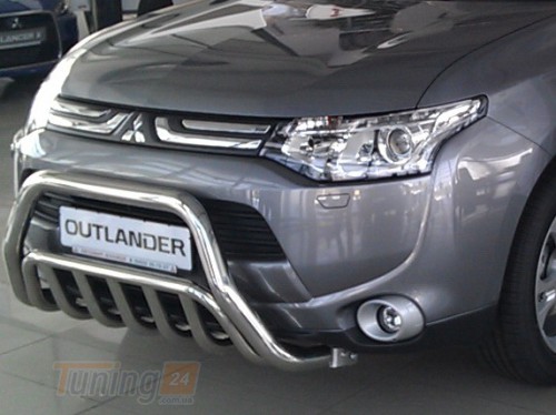 ST-Line Кенгурятник без надписи на MITSUBISHI OUTLANDER 3 XL 2012-2014 (F1-02) - Картинка 3