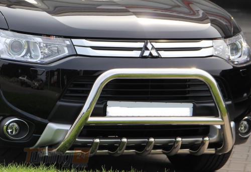 ST-Line Кенгурятник для MITSUBISHI OUTLANDER 3 XL 2014-2016 (F1-03) - Зображення 1